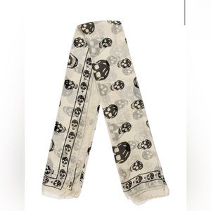Alexander McQueen Skull Silk Scarf
